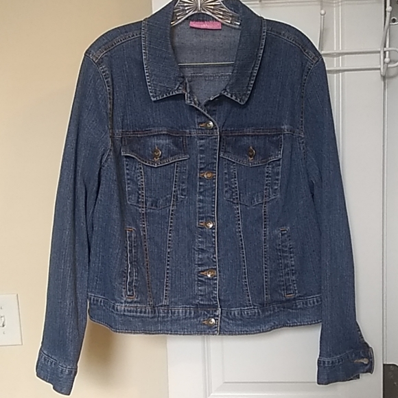 Woman Within Jackets & Blazers - 👖true blue STRETCH jeans jacket